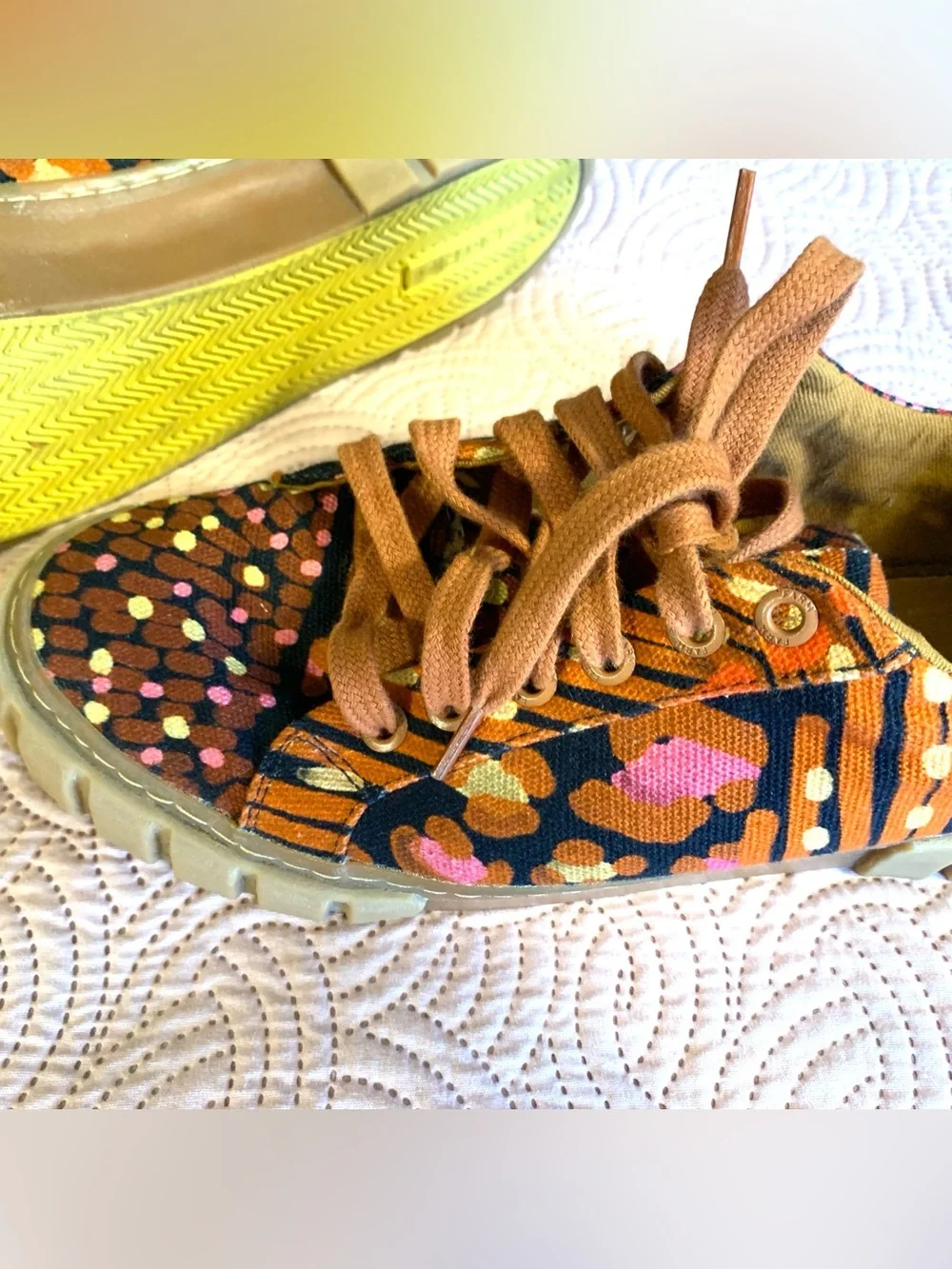 FARM Rio Multicolor Animal Print Canvas Shoe- Women’s Size 9